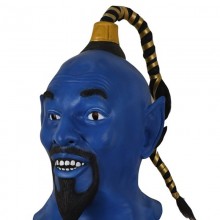 Aladdin and The Magic Lamp Latex blue Elf halloween cosplay mask