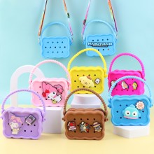 Sanrio Melody kitty Cinnamoroll Kuromi anime mini silicon satchel shoulder bag