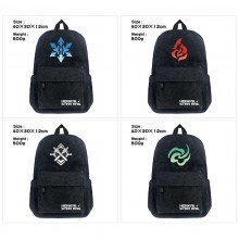 Honkai Star Rail game canvas backpack bags