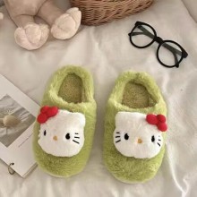 Hello kitty anime plush shoes slippers a pair