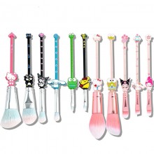 Sanrio Melody kitty Cinnamoroll Kuromi anime makeup brush set