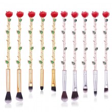 Rose anime makeup brush set(5pcs a set)