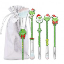 The Grinch anime makeup brush set(5pcs a set)