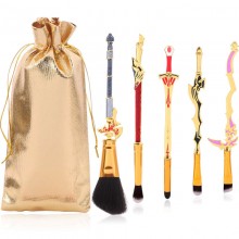 Fate Grand Order anime makeup brush set(5pcs a set)