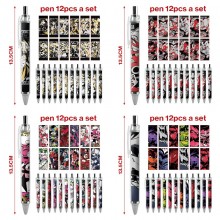 Hazbin Hotel anime ballpoint pen ball pens(12pcs a...