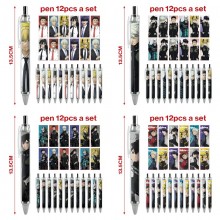 Kaiju No.8 anime ballpoint pen ball pens(12pcs a s...