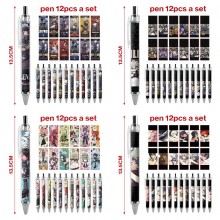 Zenless Zone Zero game ballpoint pen ball pens(12pcs a set)