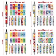 Inside Out anime ballpoint pen ball pens(12pcs a s...