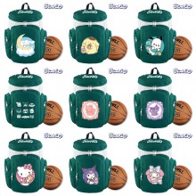 Sanrio Melody kitty Cinnamoroll Kuromi anime basketball backpack bag