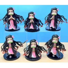 Demon Slayer Kamado Nezuko anime figures set(6pcs ...