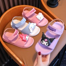 Sanrio Melody kitty Cinnamoroll Kuromi kids slippers flip flops non-slip shoes