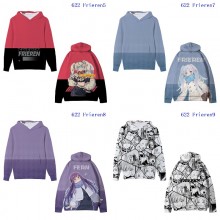 Frieren Beyond Journey's End anime hoodies sweatsh...