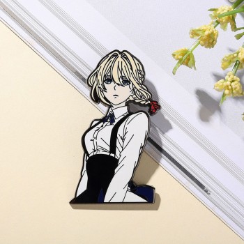 Violet Evergarden anime alloy brooch pins