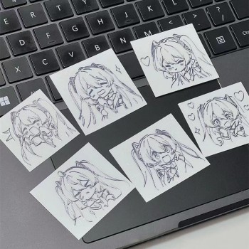 Hatsune Miku anime metal mobile phone stickers