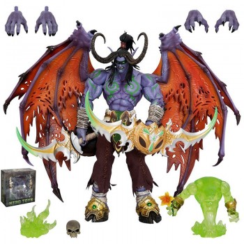 World of Warcraft Illidan Stormrage game action figure(can lightable)