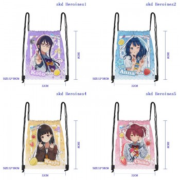 Too Many Losing Heroines anime drawstring backpack bags