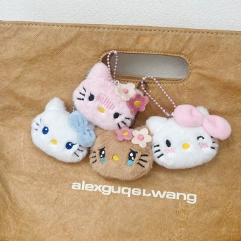 Hello Kitty anime plush doll key chain