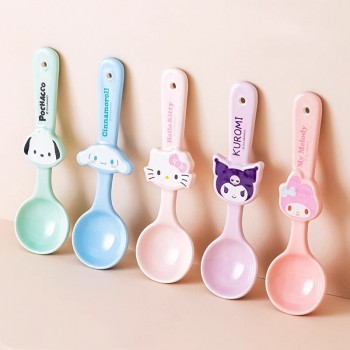 Original Sanrio Melody kitty Cinnamoroll Kuromi anime ceramic spoon