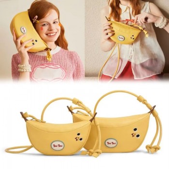 Banana PU Mini Dumplings Shoulder Crossbody Bags