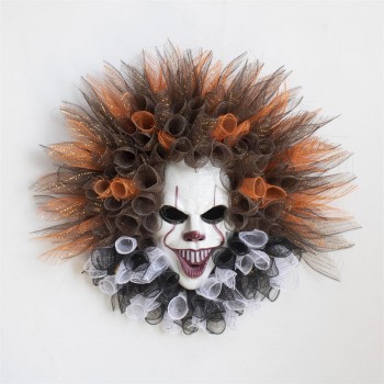 Halloween IT joker mask Door Wall Horror Decoration