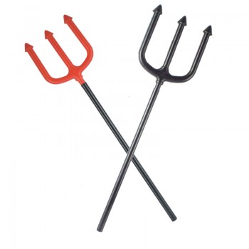 Halloween Devil Pitchfork Prop Plastic Fork