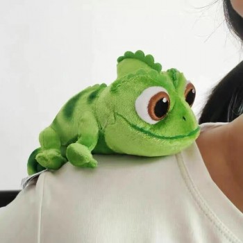 Pascal 16cm Rapunzel Chameleon Shoulder Plush Doll Toy Gift(with magnet base)