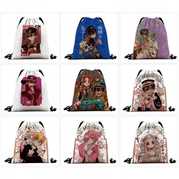 Toilet-bound Hanako-kun anime nylon drawstring backpack bag