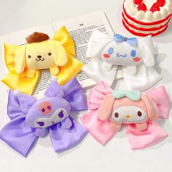 Sanrio Kuromi Cinnamoroll My Melody bow Hair Clip Hairpin Accessories