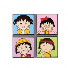 Chibi Maruko-chan anime alloy brooch pins