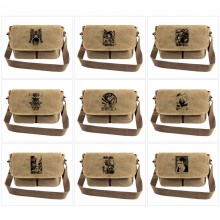 Attack on Titan anime canvas satchel shoulder bag