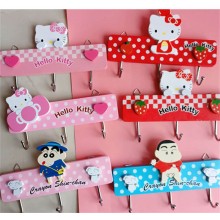 Hello Kitty anime Wall Door Bathroom Hanger No Punching