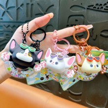 Original Swimming Ring Kitten Pendant figure doll key chains