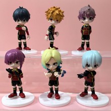 Blue Lock anime figures set(6pcs a set)(OPP bag)