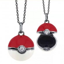 Pokemon Poke Ball anime necklace