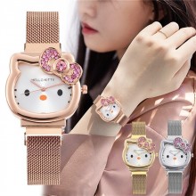 Hello kitty Magnetic Strap Diamond Watch