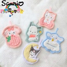 Sanrio Melody kitty Cinnamoroll Kuromi Hanging Absorbent Hand Towel