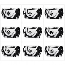 Honkai Star Rail PU black white color crossbody satchel shoulder bag