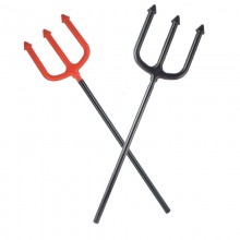 Halloween Devil Pitchfork Prop Plastic Fork