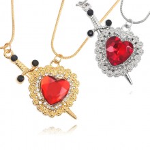 Romantic Heart Sword Couple Necklace(2pcs a set)