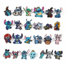 Stitch anime alloy brooch pins