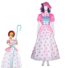 Toy Story Shepherdess cosplay pink dress+hat