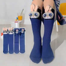 35cm Zootopia Judy anime long socks a pair