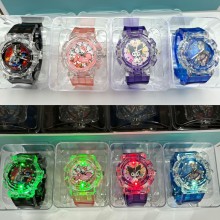 Sanrio Melody kitty Cinnamoroll Kuromi luminous pupil digital pointer watch