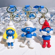 The Smurfs anime figure doll key chains