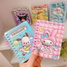 Sanrio Melody kitty Cinnamoroll Kuromi anime diary notebooks(price for 24pcs)