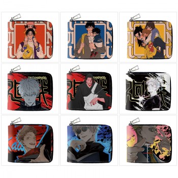 Jujutsu Kaisen anime zipper wallet purse