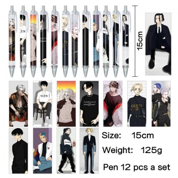 Tokyo Revengers anime ballpoint pen ball pens(12pcs a set)