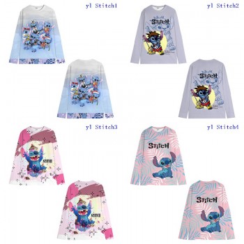 Lilo &amp;amp; Stitch anime round neck hoodies cloth