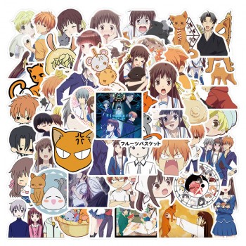 Fruits Basket anime waterproof stickers set(50pcs a set)