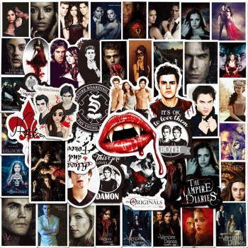 The Vampire Diaries waterproof stickers set(50pcs a set)